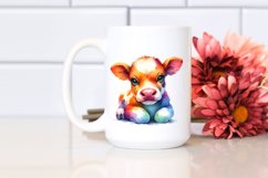 Cute Baby Cow Drawing | Sublimation Clipart Product Image 2
