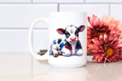 Cute Baby Cow Drawing | Sublimation Clipart Product Image 2