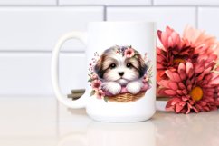 Baby Havanese Watercolor Clipart | Sublimation Product Image 2