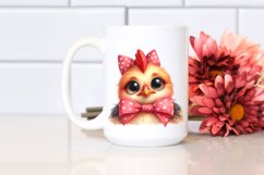 Funny Baby Rooster Portrait Clipart Product Image 2