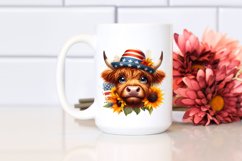 Confused Highland Cow | Sublimation | Clipart Product Image 2