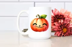Funny Vibrant Pumpkin Cute | Clipart Product Image 2