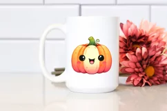 Funny Vibrant Pumpkin Cute | Clipart Product Image 2