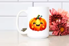 Funny Vibrant Pumpkin Cute | Clipart Product Image 2