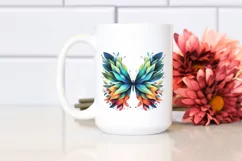 Butterfly with Plant Leaves, High-Res PNG Product Image 2