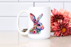 Abstract Watercolor Vibrant Bunny Product Image 2