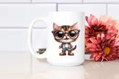 Baby Cat with Sunglasses | Sublimation | Clipart Product Image 2