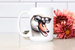 Detailed Funny Cute Swan Portrait Product Image 2