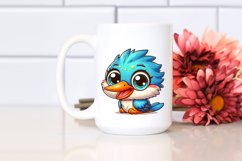 Colorful Cute Cartoon Baby Kingfisher | Sublimation | Product Image 2