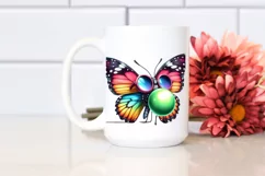High Detail Watercolor Butterfly Sunglasses Product Image 2