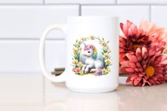 Cute Baby Unicorn Clipart Product Image 2