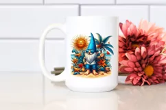 Beach Gnome with Azure Accents | Sublimation | Clipart Product Image 2