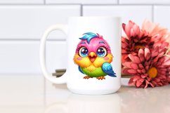 Colorful Baby Canary Cartoon | Sublimation Clipart Product Image 2