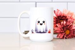 Simple Halloween Ghost Clipart Product Image 2