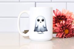 Simple Halloween Ghost Clipart Product Image 2