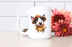 Abstract Watercolor Baby Bull Terrier | Clipart Product Image 2