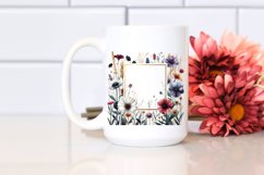 Bold Frame Flowers | Sublimation | Clipart Product Image 2