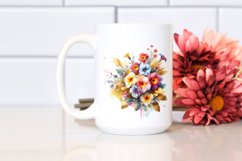 Colorful Abstract Bouquet with Gold Foil Product Image 2