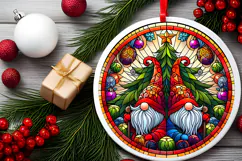 Round Christmass Ornament PNG Product Image 2