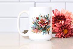 Vibrant Camellia Clipart Product Image 2