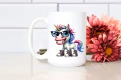 Goofy Smile Unicorn Large Shoes Product Image 2