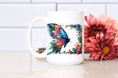 Abstract Vibrant Butterfly PNG Product Image 2