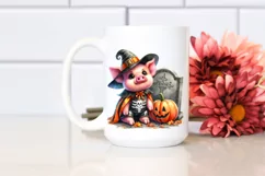 Vibrant Baby Pig Halloween Costume | Clipart Product Image 2