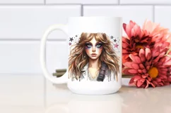 Brittany Rock Star Watercolor Clipart Product Image 2