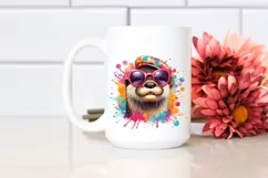 High Detail Watercolor Otter Sunglasses Product Image 2