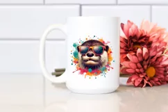 Quirky Otter with Vibrant Artistic Style | Sublimation | Product Image 2