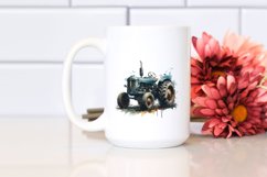 Vintage Dirty Tractor PNG Product Image 2