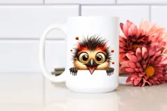Watercolor Funny Woodpecker Smiling | Sublimation | Clipart Product Image 2