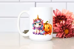 Vibrant Baby Unicorn Clipart Product Image 2