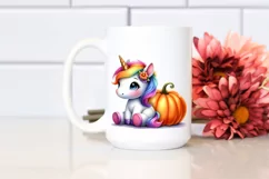Vibrant Baby Unicorn Clipart Product Image 2