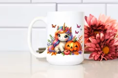 Vibrant Baby Unicorn Clipart Product Image 2