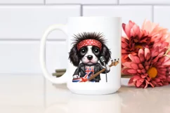 Baby English Springer Spaniel Punk Singer |Sublimation Product Image 2