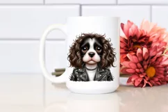 Baby English Springer Spaniel Punk Singer |Sublimation Product Image 2