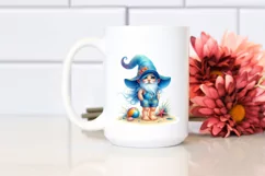 Vibrant Gnome Azzure Accents Shorts Tank Top | Sublimation Product Image 2