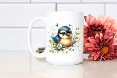 Baby Bird with Big Eyes PNG Product Image 2