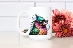 Quirky Bird with Vibrant Artistic Style | Sublimation | Product Image 2