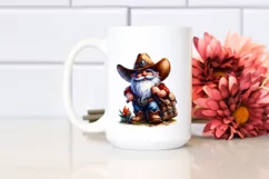 Detailed Vibrant Cowboy Gnome PNG Product Image 2
