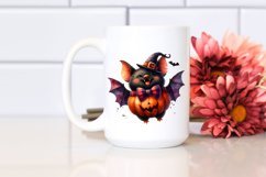 Watercolor Funny Halloween Bat Product Image 2