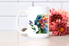 Abstract Vibrant with Flowers PNG Product Image 2