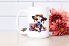 Baby Cow in Flamenco Dress, Transparent PNG Product Image 2