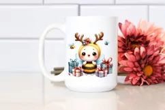 Baby Bee with Festive Vibes, Transparent PNG Product Image 2