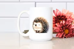 Simple Porcupine Clipart Watercolor Product Image 2
