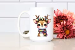 Baby Deer Celebrating Holidays, High-res PNG Product Image 2