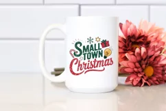 Retro Small Town Christmas Candy Cane Png Product Image 2