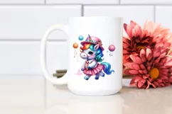 Baby Unicorn Swing Dancer, Transparent PNG Product Image 2