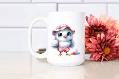 Baby Dove Standing 2 Legs Clipart Product Image 2
